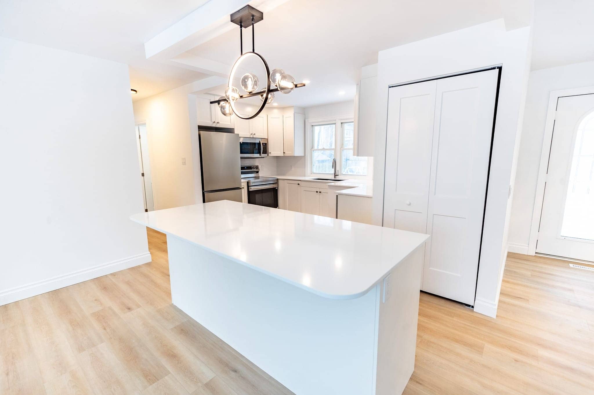 A heritage-home kitchen island renovation by Redden's Contracting in Kingston.